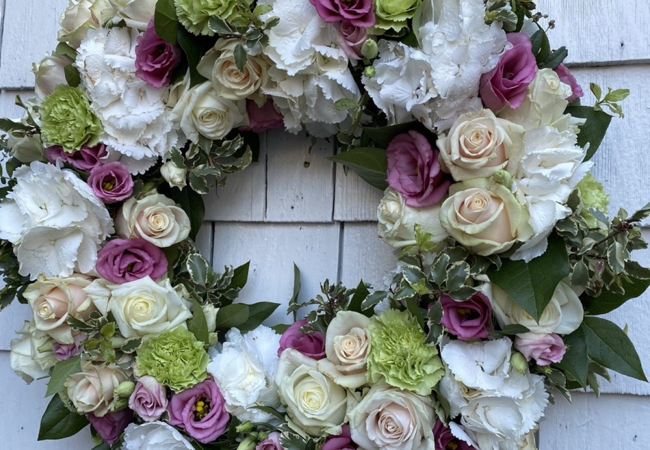 couronne rose fuchsia